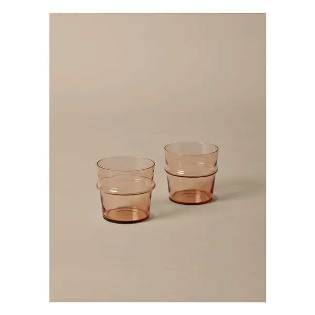 Verres Boya - Set de 2  | Framboise