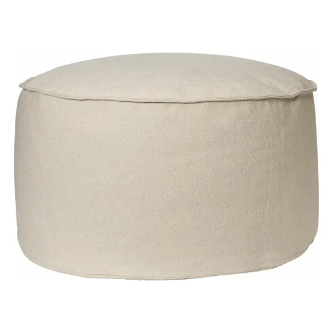 Pouf Aun | Ivoire
