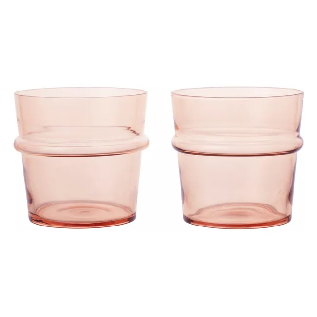 Verres Boya - Set de 2  | Framboise