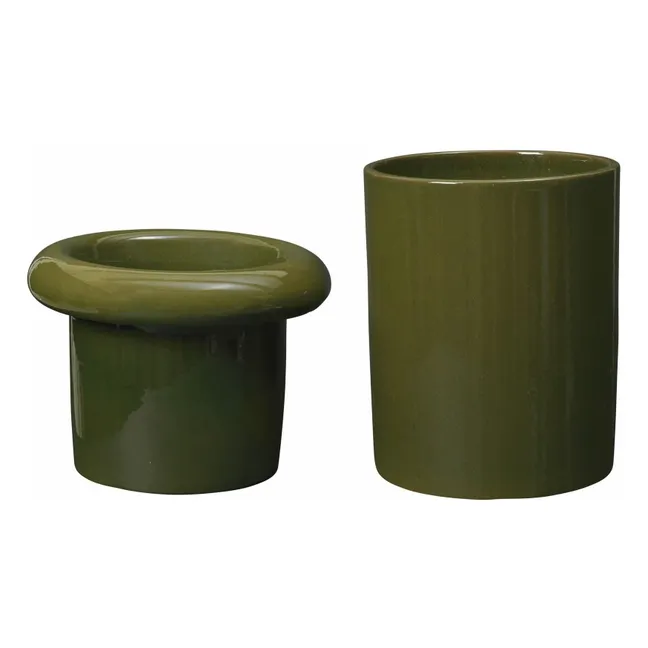 Cache-pot Rollo | Vert foncé