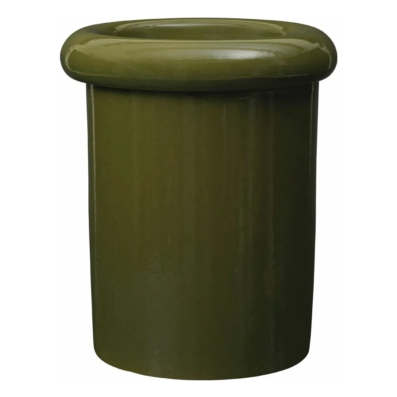 Ferm Living Dark Green Rollo Planter