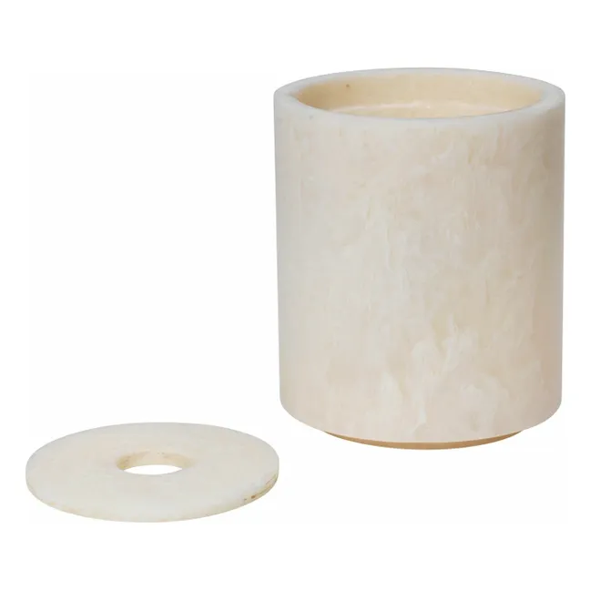 Mist round swab box with lid  | Pink