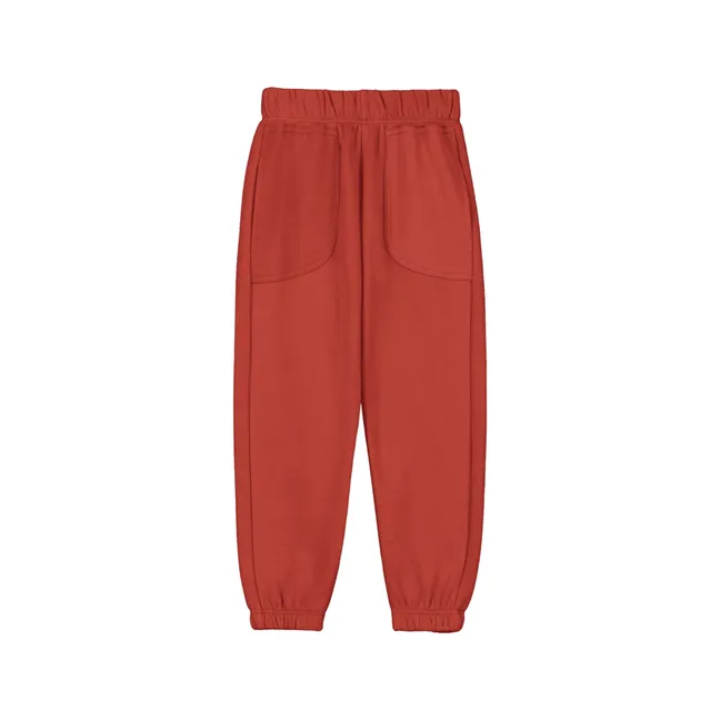 Odie Organic Cotton Joggers | Red