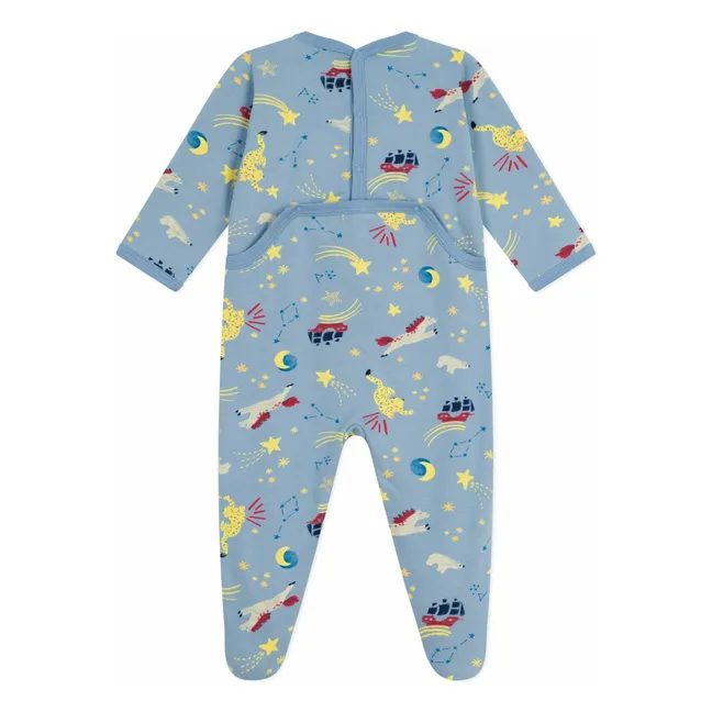Pyjama Dors Bien Constellation Coton Bio | Bleu