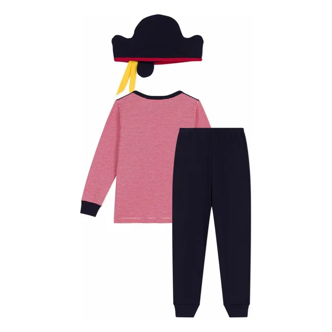 Ensemble Pyjama et Masque Pirate | Bleu