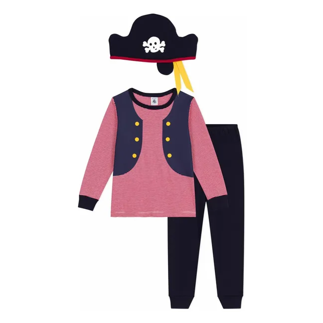 Ensemble Pyjama et Masque Pirate | Bleu