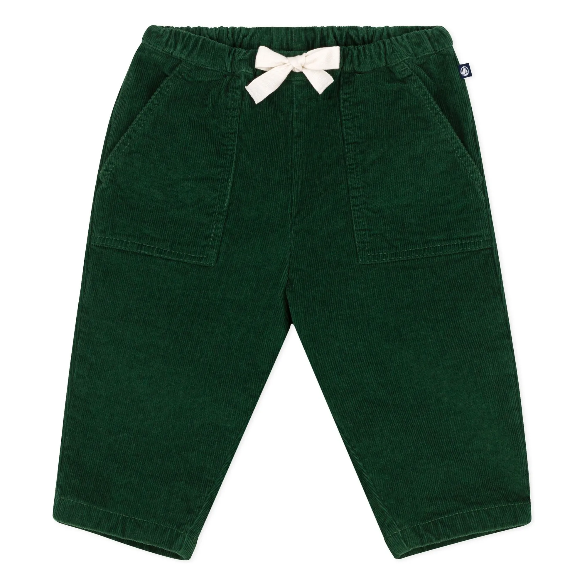 Petit Bateau Chrome Green Pockets Corduroy Pants