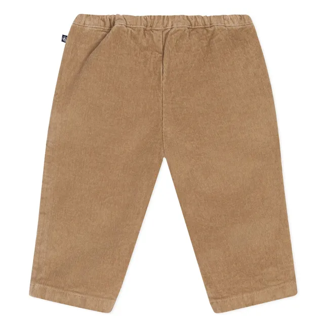 Pantalon Poches Velours Côtelé Bébé | Beige