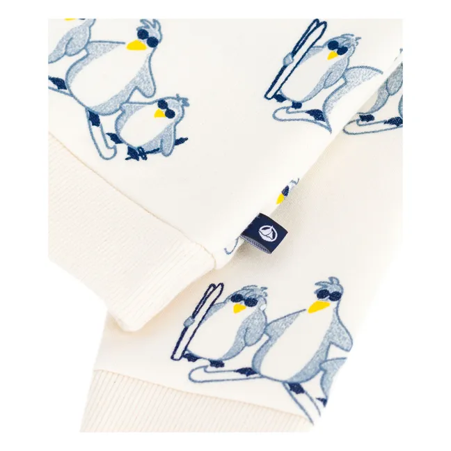 Sweat Pingouins As Des Glaces | Ecru