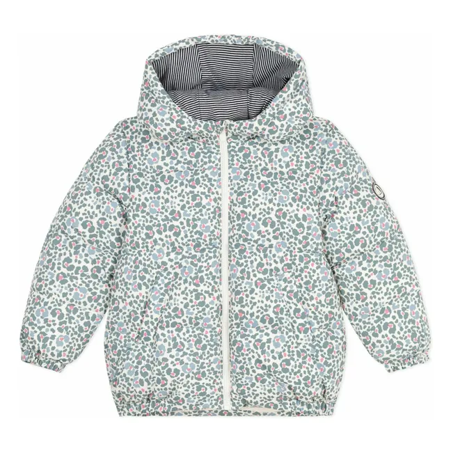 Doudoune Fleurie | Ecru