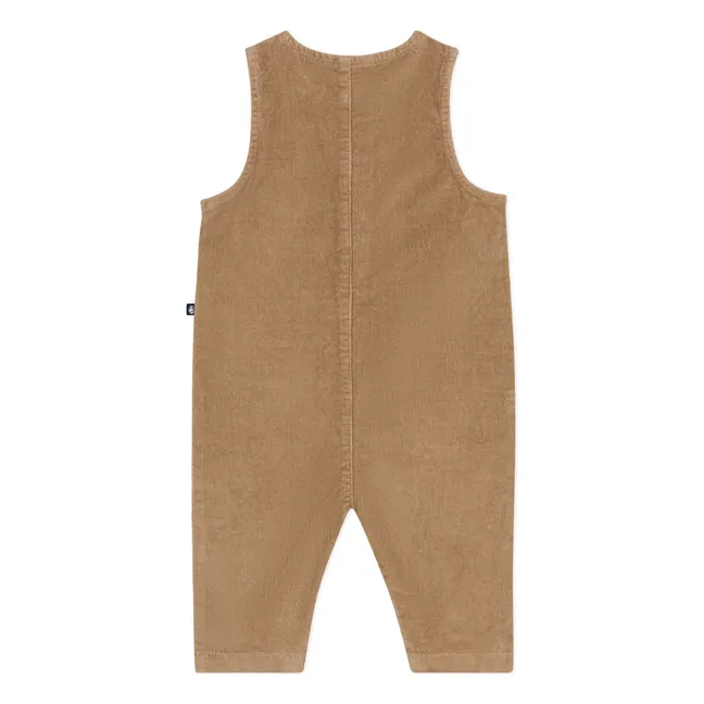 Salopette Côtelée | Beige