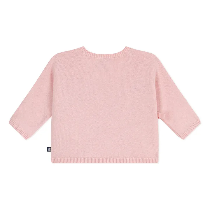 Chaleco Pointelle Corazón de Lana | Rosa- Imagen del producto n°2