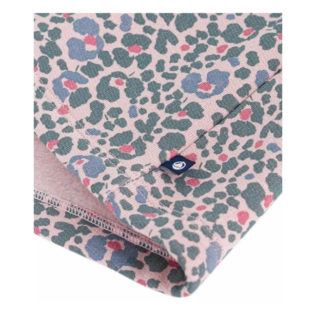 Robe Sweat Fleurie | Rose
