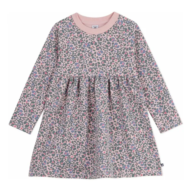 Robe Sweat Fleurie | Rose