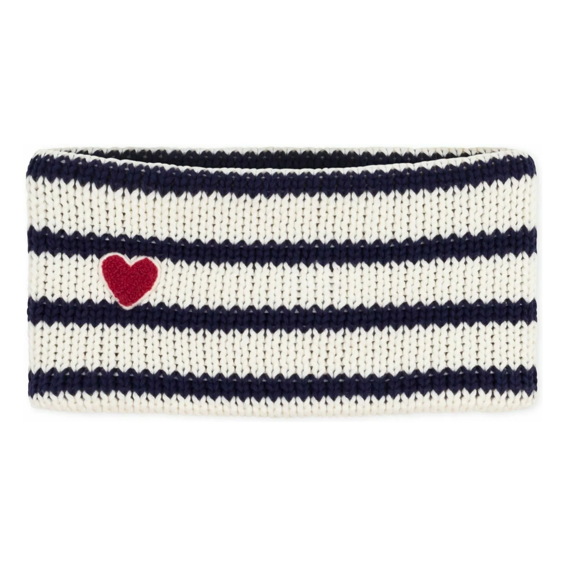 Petit Bateau Ecru Snood Marinière