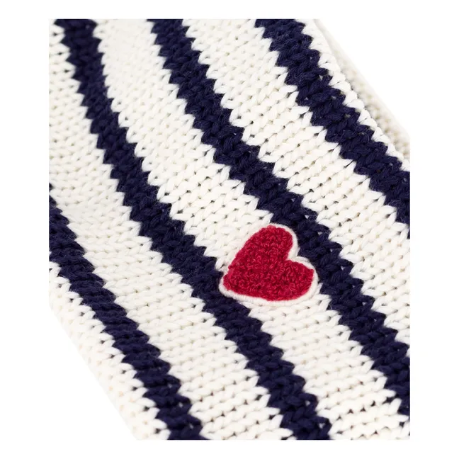 Snood Marinière | Ecru