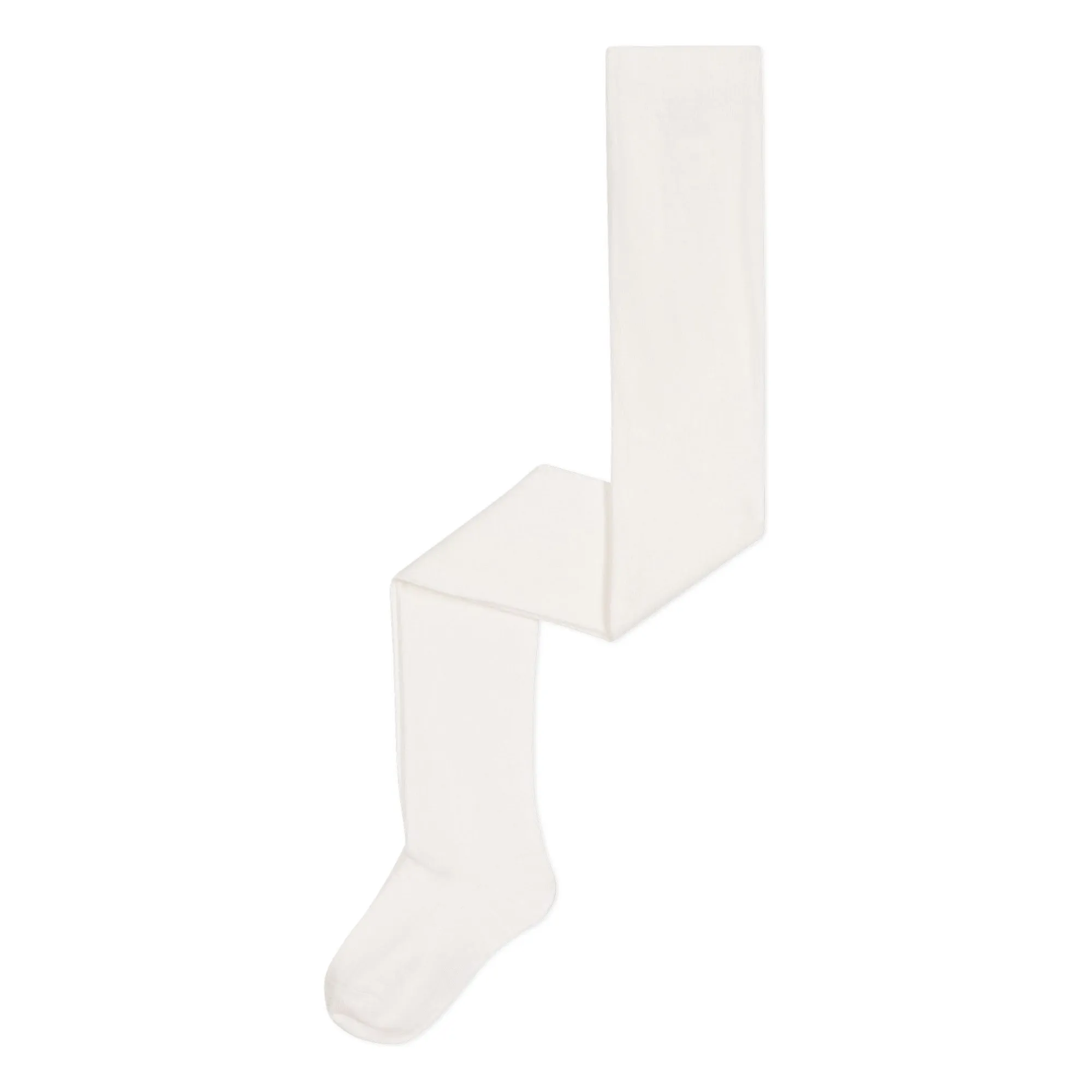 Petit Bateau White Plain Tights