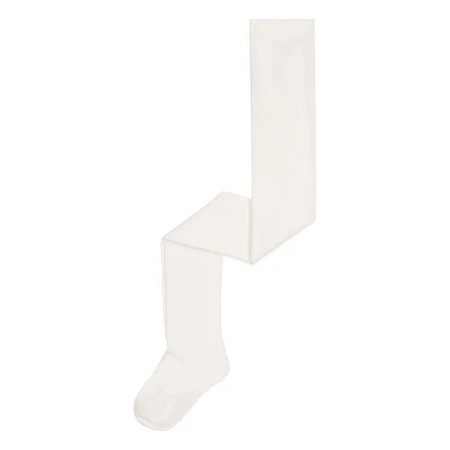 Einfarbige Strumpfhose | Weiß