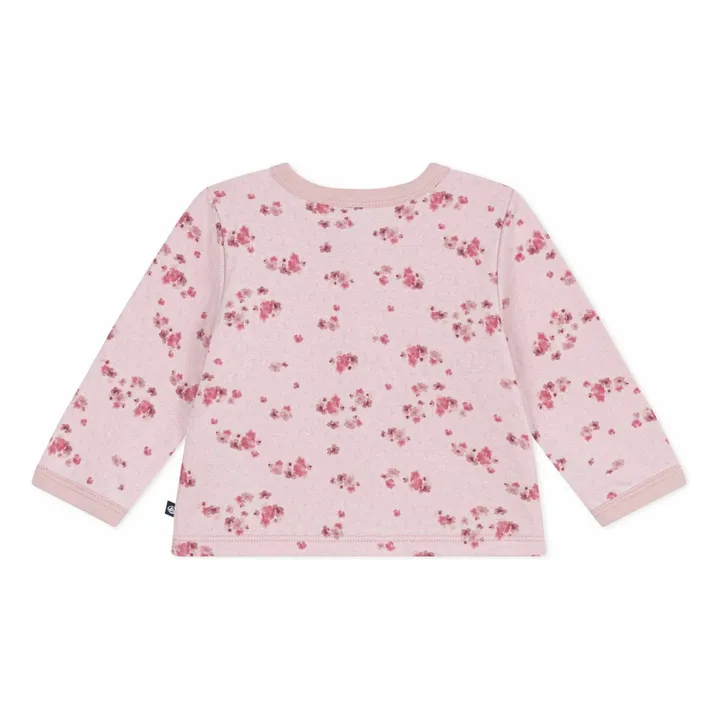 Chaleco Pointelle de algodón ecológico | Rosa- Imagen del producto n°2