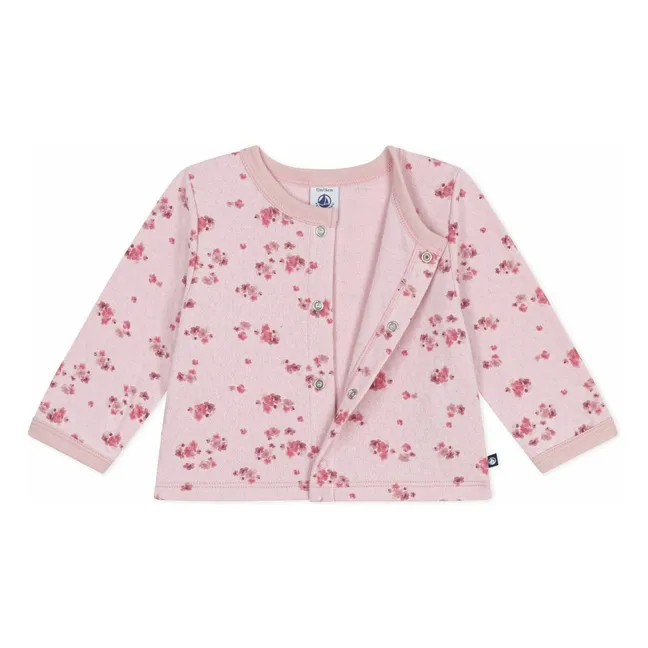Pointelle Organic Cotton Vest | Pink