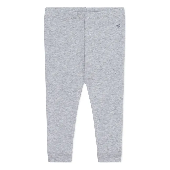 Leggings elásticos | Gris Jaspeado