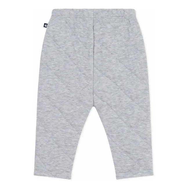 Jogger Cordon Rayé | Gris chiné