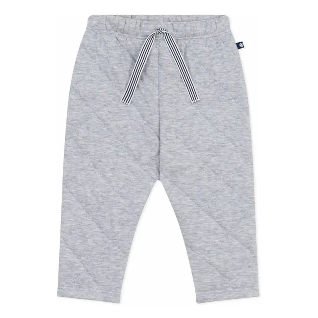 Jogger Cordon Rayé | Gris chiné