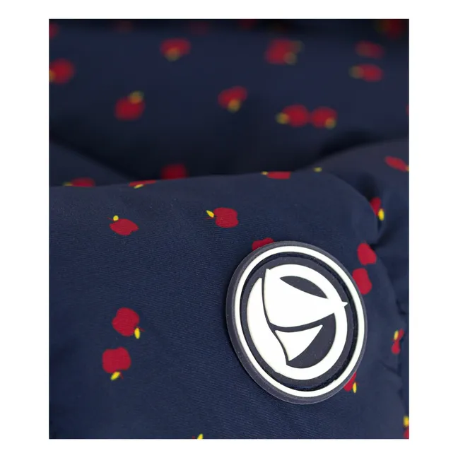Apple down jacket | Navy blue