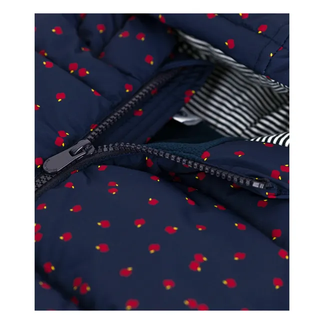 Apple down jacket | Navy blue