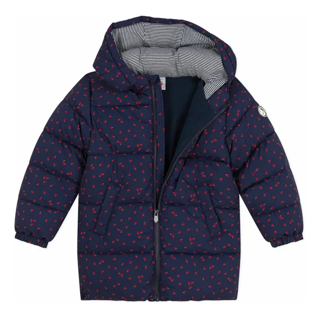 Apple down jacket | Navy blue