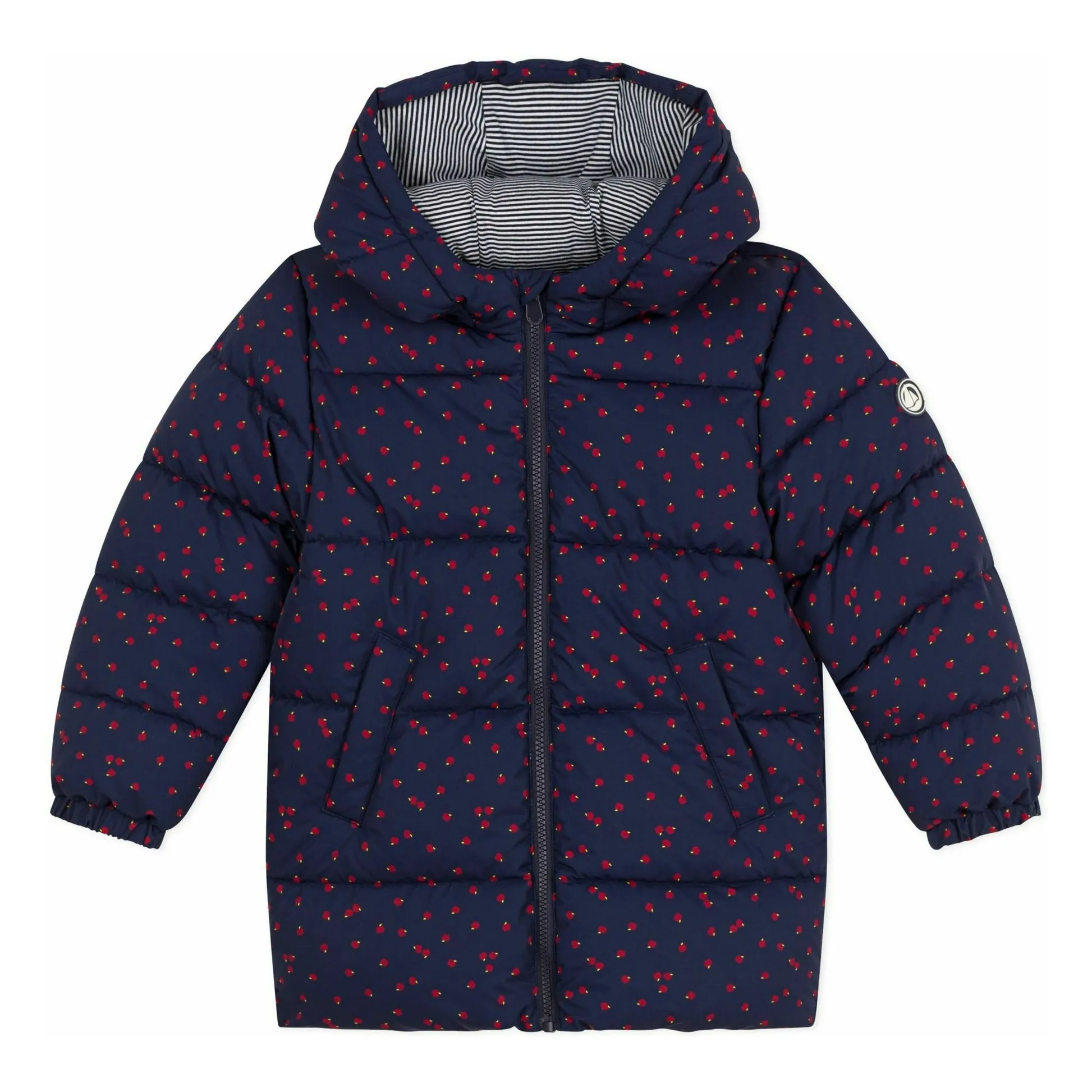 Petit Bateau Navy Blue Apple Down Jacket