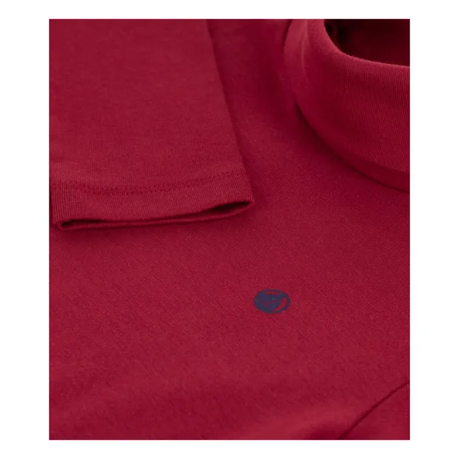 Col Roulé Logo Coton Bio | Bordeaux