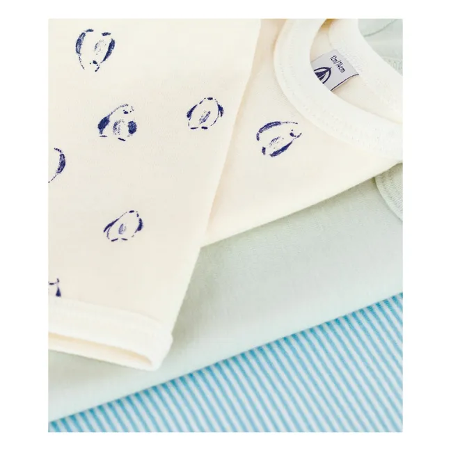 Lot 3 Bodies Oiseaux | Bleu