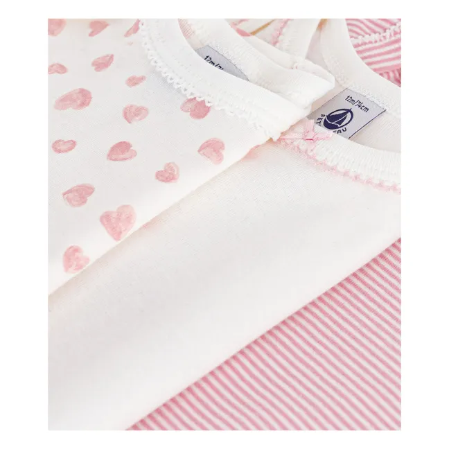 Lot 3 Bodies Girly | Blanc