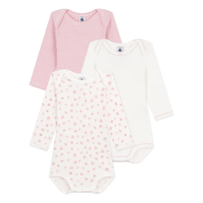 Lot 3 Bodies Girly | Blanc