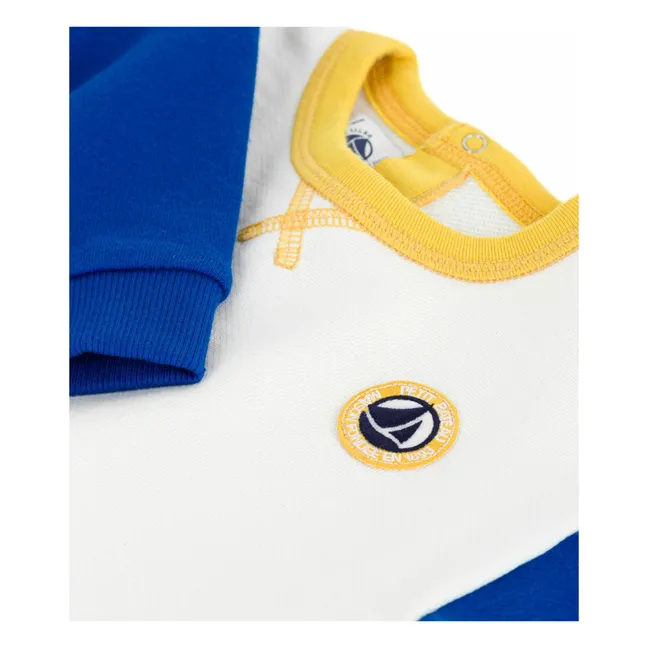 Colorblock-Sweatshirt | Seidenfarben