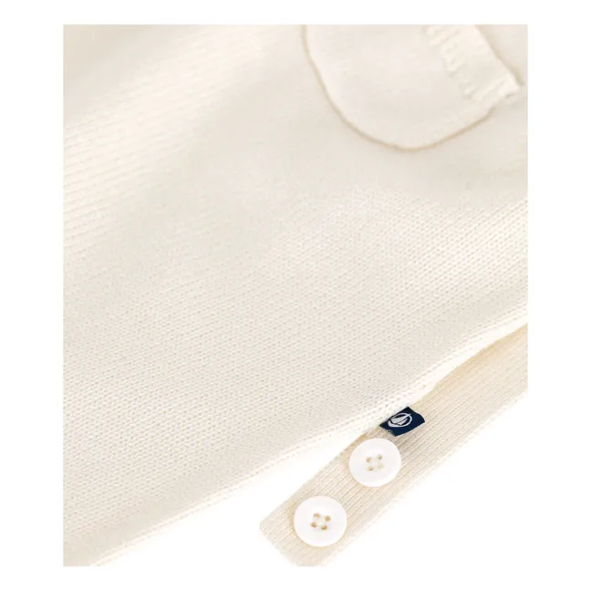 Salopette Maille Laine | Ecru