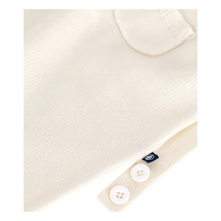 Salopette Maille Laine | Ecru- Image produit n°3