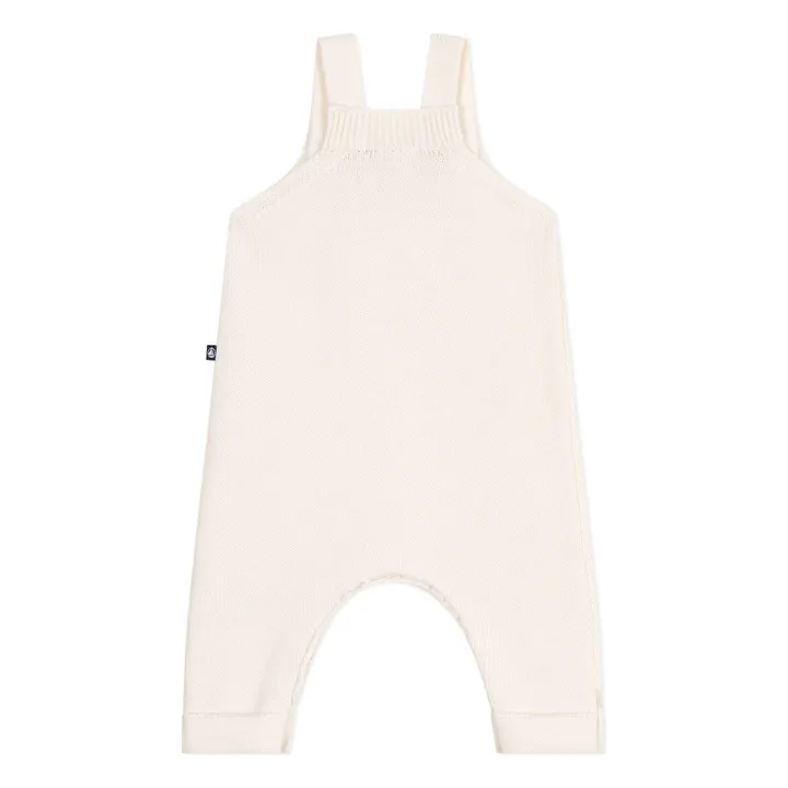 Salopette Maille Laine | Ecru- Image produit n°2
