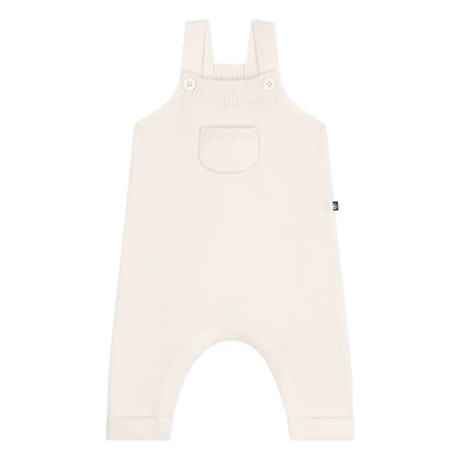 Salopette Maille Laine | Ecru