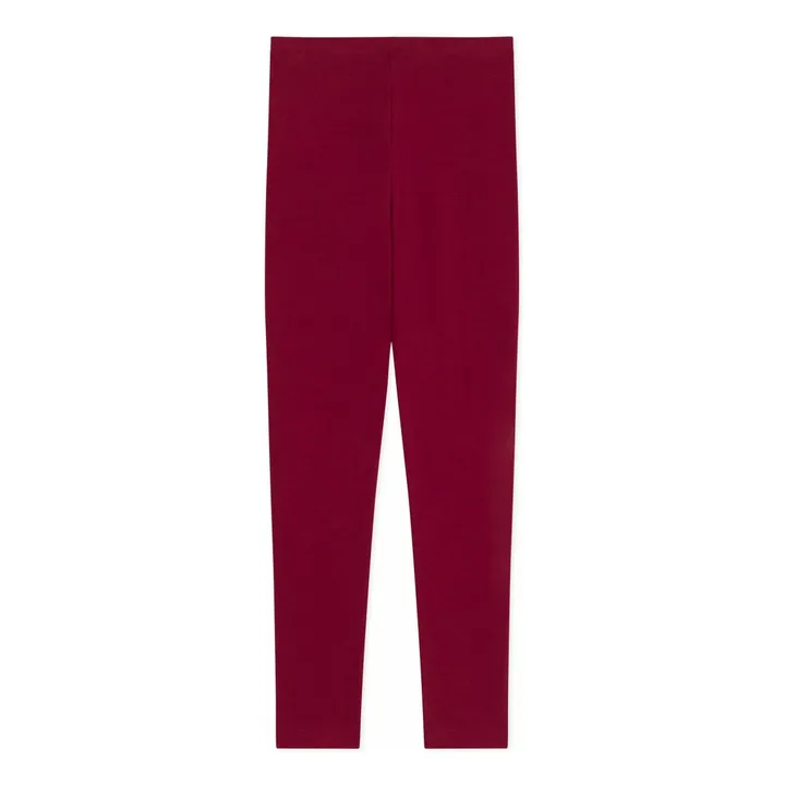 Leggings con logotipo | Burdeos- Imagen del producto n°1