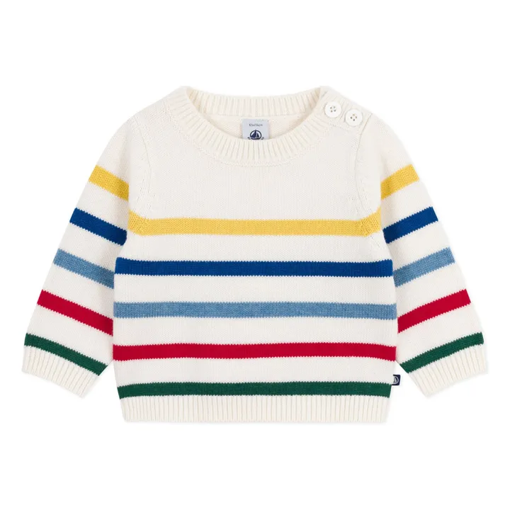 Marinière sweater  | Ecru- Product image n°0