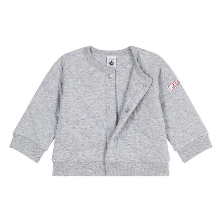 Logo Button Vest | Heather grey- Product image n°1