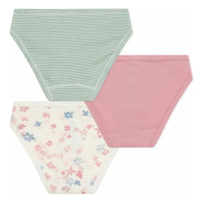Batch 3 Flowered Panties | White