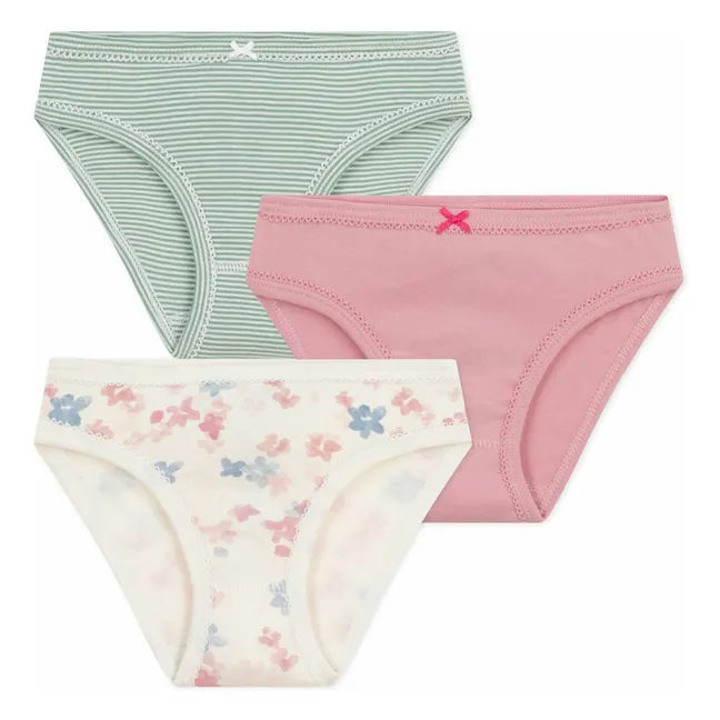 Batch 3 Flowered Panties | White