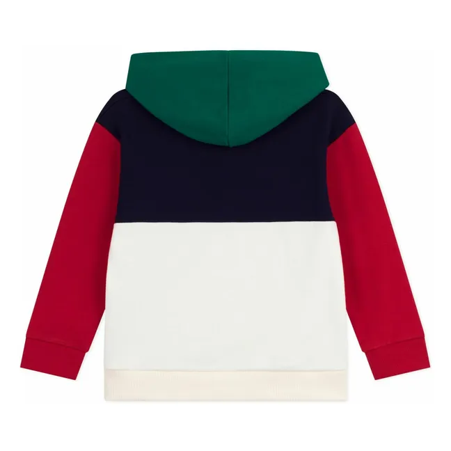 Sweat Colorblock Logo | Ecru