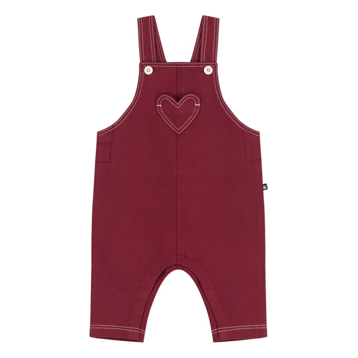 Peto corazón | Burdeos- Imagen del producto n°0