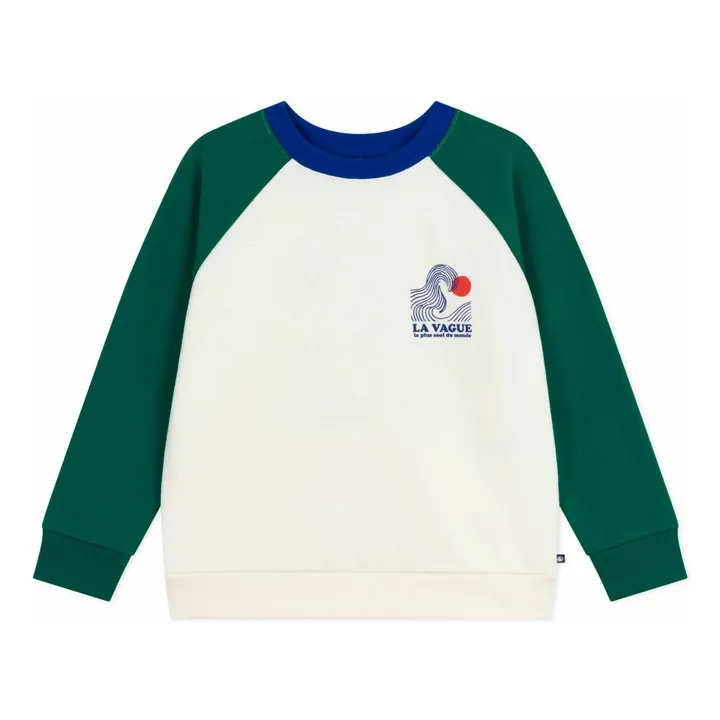 Sudadera La Vague Colorblock | Crudo- Imagen del producto n°0