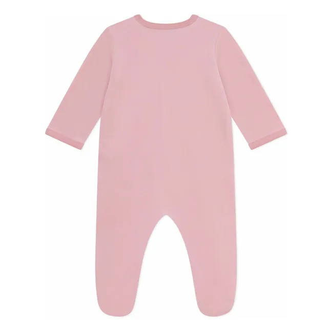 Pyjama Dors Bien 3 Cœurs Coton Bio | Rose