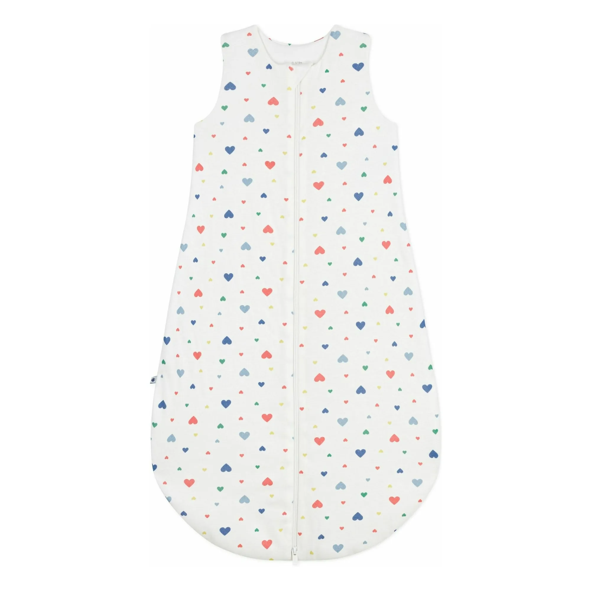 Petit Bateau White Gigoteuse All Over Cœurs